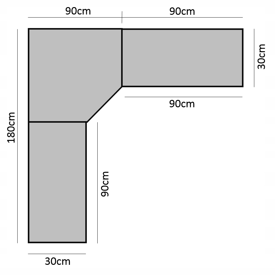 Купить 3x МЕТАЛЛИЧЕСКИЙ УГЛОВОЙ СКЛАДСКИЙ БУКЛЕТ 180x30x90: отзывы, фото, характеристики в интерне-магазине Aredi.ru