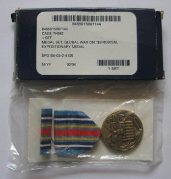 Global War on Terrorism, Expeditionary Medal