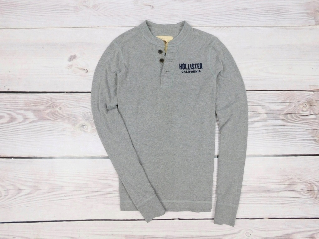 HOLLISTER__SZARA KOSZULKA__LONGSLEEVE__XL