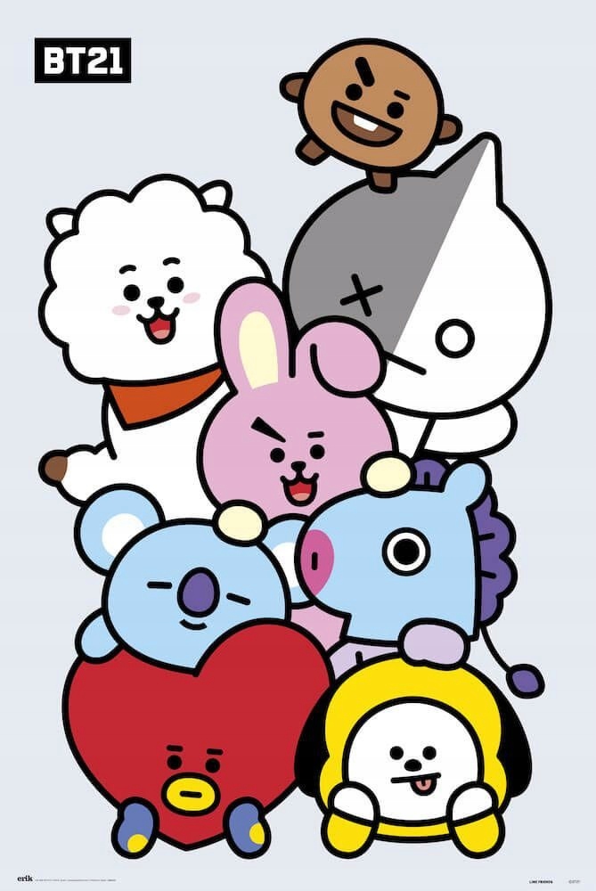 BT21 Characters - plakat 61x91,5 cm