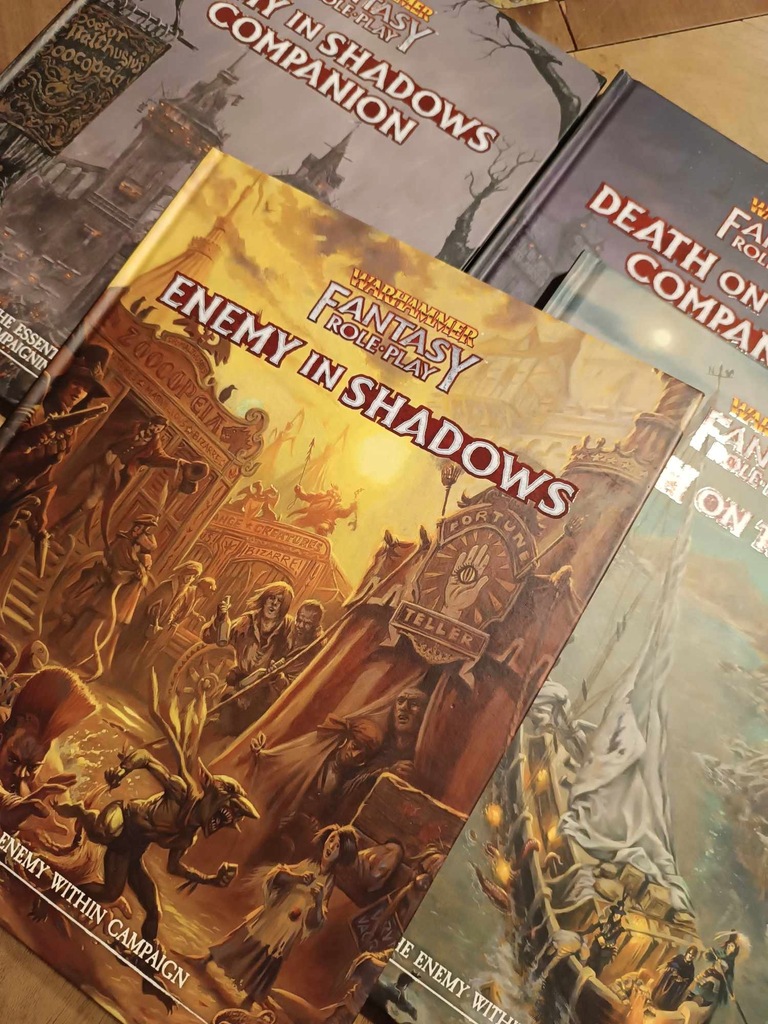 Warhammer FRP Enemy in Shadows + Death on Reik + Companion