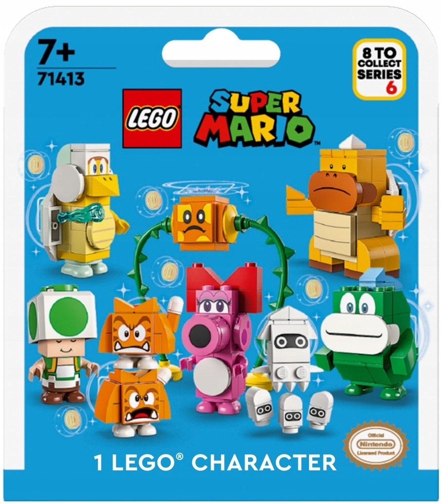 LEGO Super Mario Zestawy postaci seria 6 71413 7+ 52 elementy