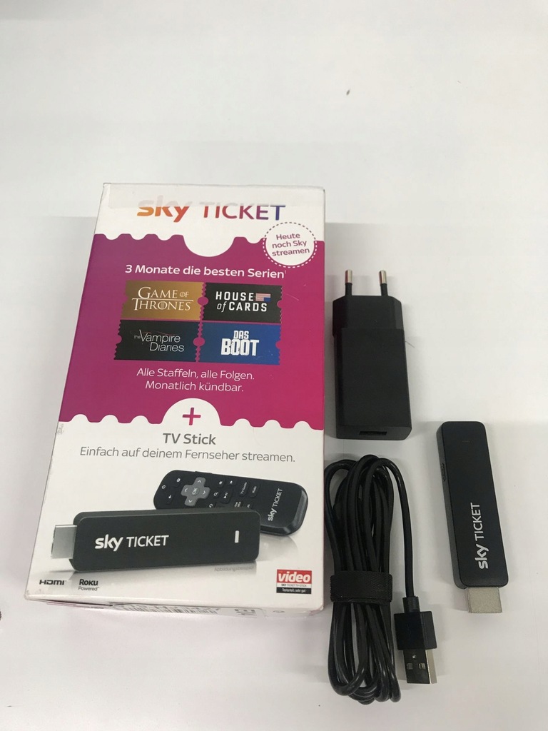 Odtwarzacz multimedialny SKY TV STICK SKY TICKET