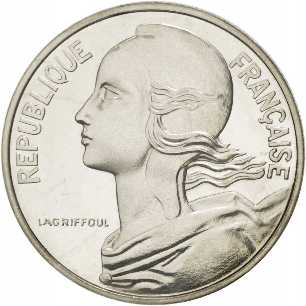 Moneta, Francja, 10 Centimes, 1981, MS(65-70), Sre