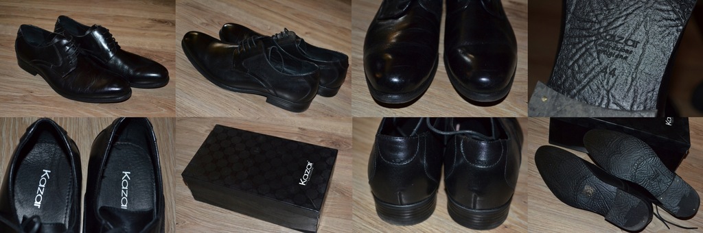 Buty wyjściowe skórzane czarne KAZAR 44