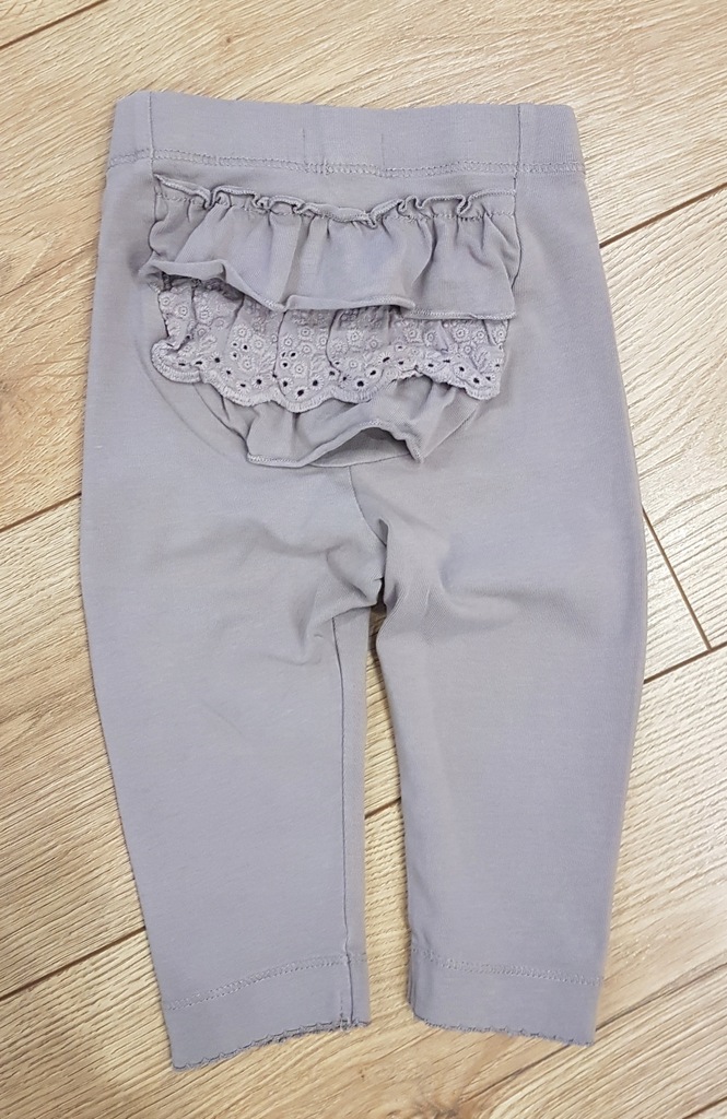 Legginsy falbanki wrzos NEWBIE Kappahl 74