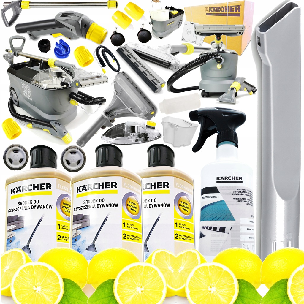 ODKURZACZ PIORĄCY KARCHER PUZZI 10/2+ PŁYN RM 519