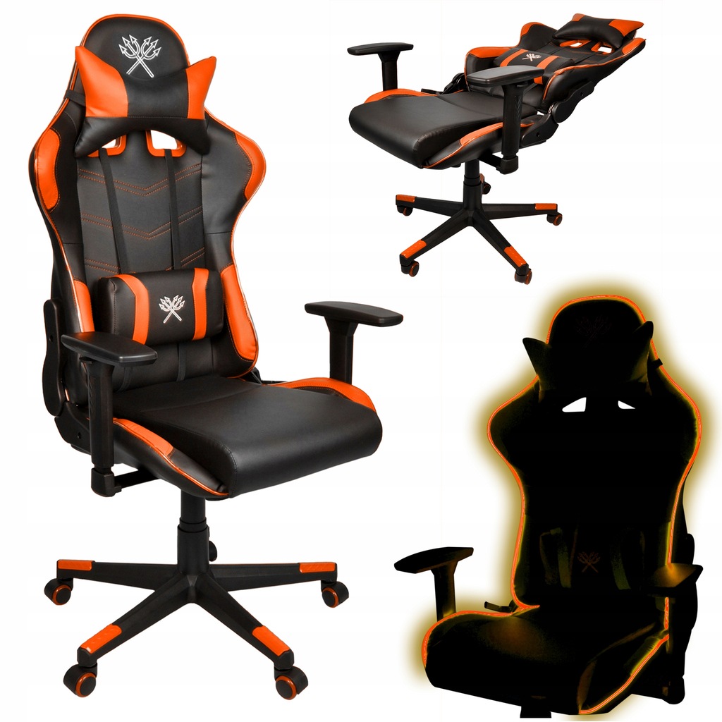 Купить Поворотное игровое кресло со светодиодной подсветкой: отзывы, фото, характеристики в интерне-магазине Aredi.ru