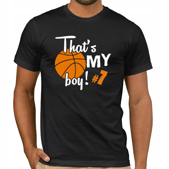 koszykówka BASKETBALL t-shirt TWÓJ NUMER boy 3XL