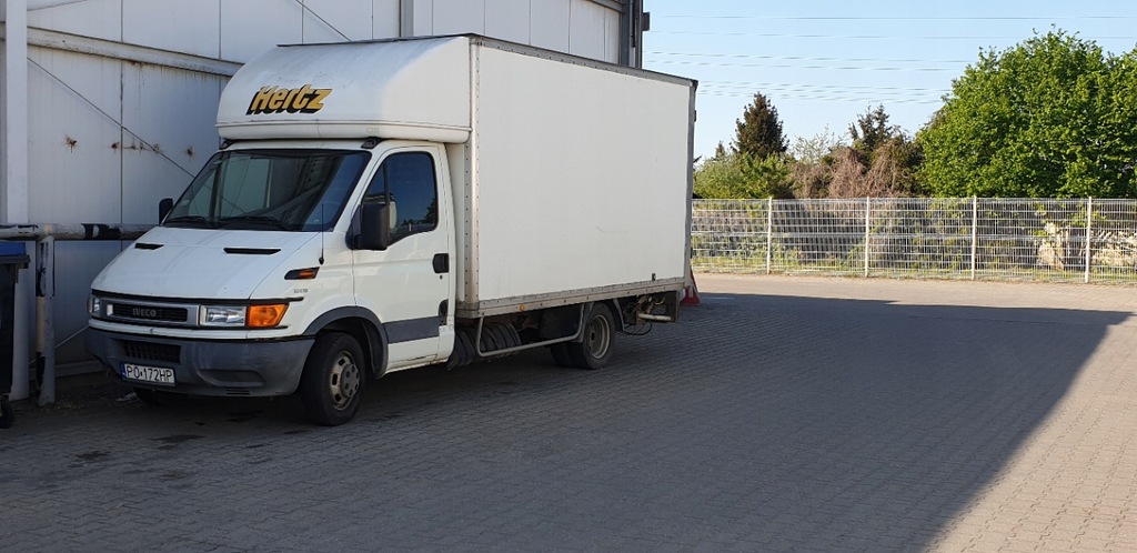 Iveco 35c16 kontener winda bliżniaki