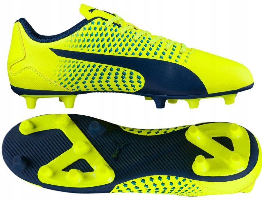 Puma Buty piłkarskie Adreno III FG Safety limonkow