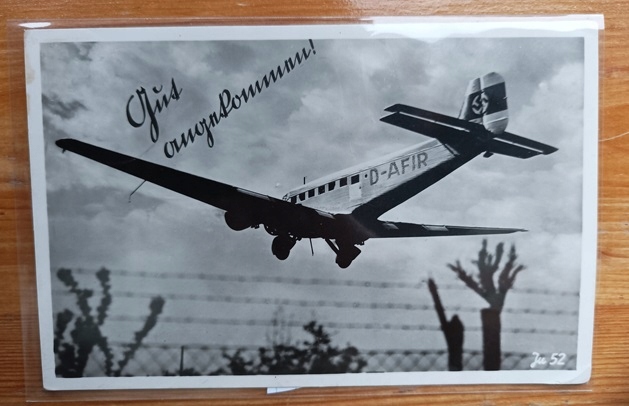 LUFTHANSA ... JUNKERS JU 52 ... D-AFIR .. rok 1939