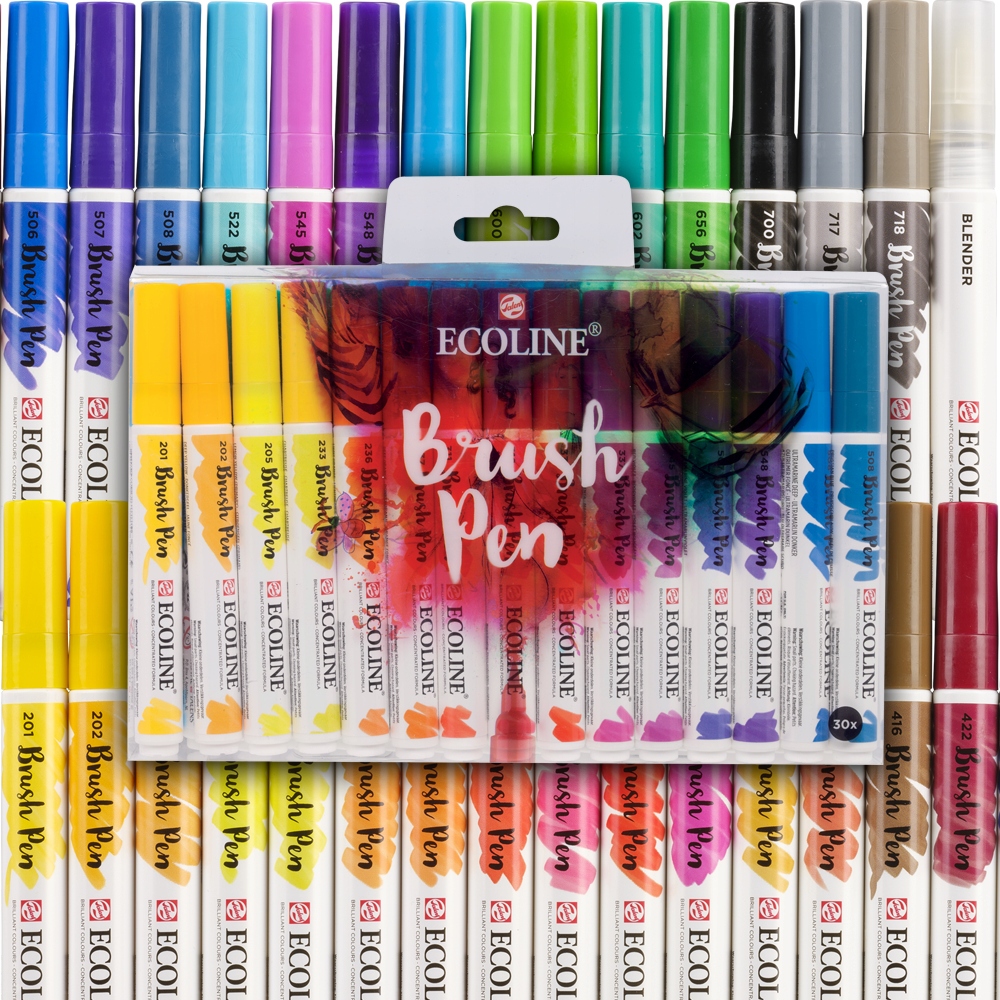 ECOLINE Brush Pen - zestaw 30 kolorów