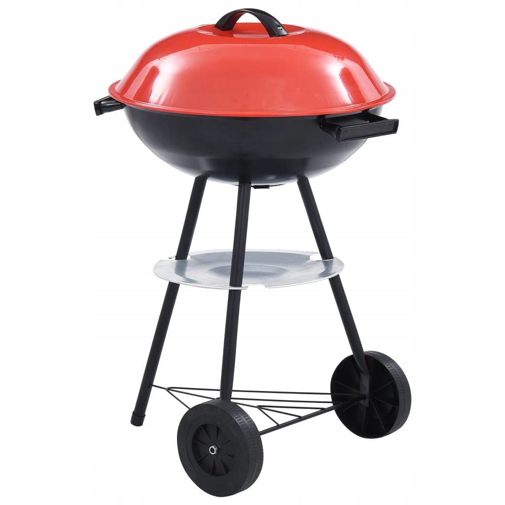 Przenośny grill węglowy XXL, z kółkami, 44 cm