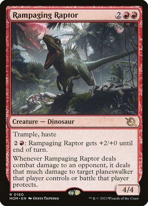 MtG: Rampaging Raptor (MOM) *foil*