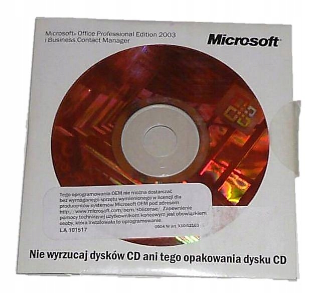 Купить ОРИГИНАЛЬНЫЙ Office Professional Edition 2003 ПОЛЬСКИЙ: отзывы, фото, характеристики в интерне-магазине Aredi.ru