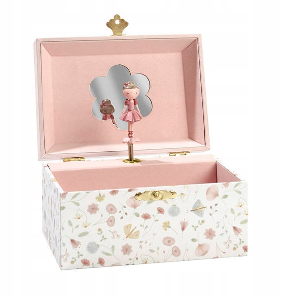 Little Dutch 121003LD - Muzyczne pudełko na biżuterię w kwiaty i motyle