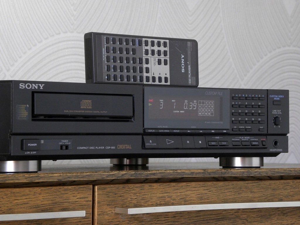 SONY CDP-950 – klasyczny odtwarzacz CD/CD-R - 10716388535