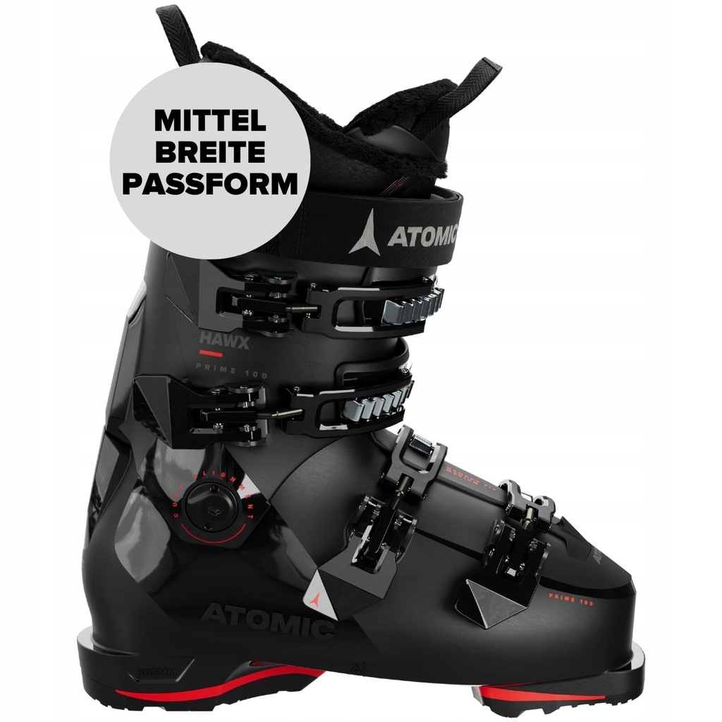 Atomic Hawx Prime Alpine Boots, czarne/czerwone,