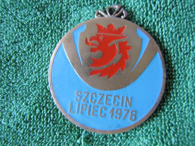 MEDAL PŁYWANIE SZCZECIN 1978 R MISTRZOSTWA POL.