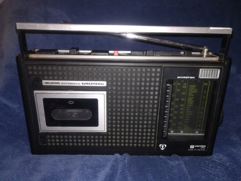 (1) Radiomagnetofon Grundig Unitra ZRK MK2500