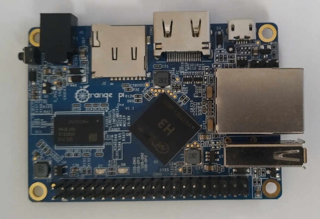 Orange Pi One Alwinner H3 quad-core