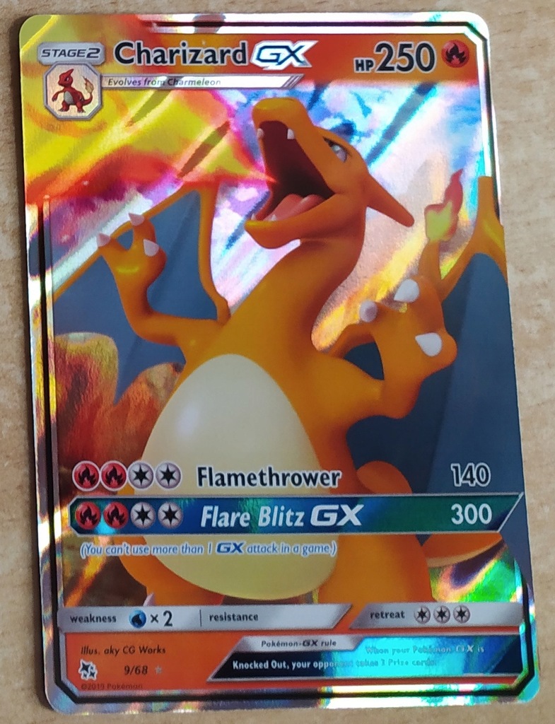 Charizard Gx Hidden Fates 9 68 Oficjalne Archiwum Allegro