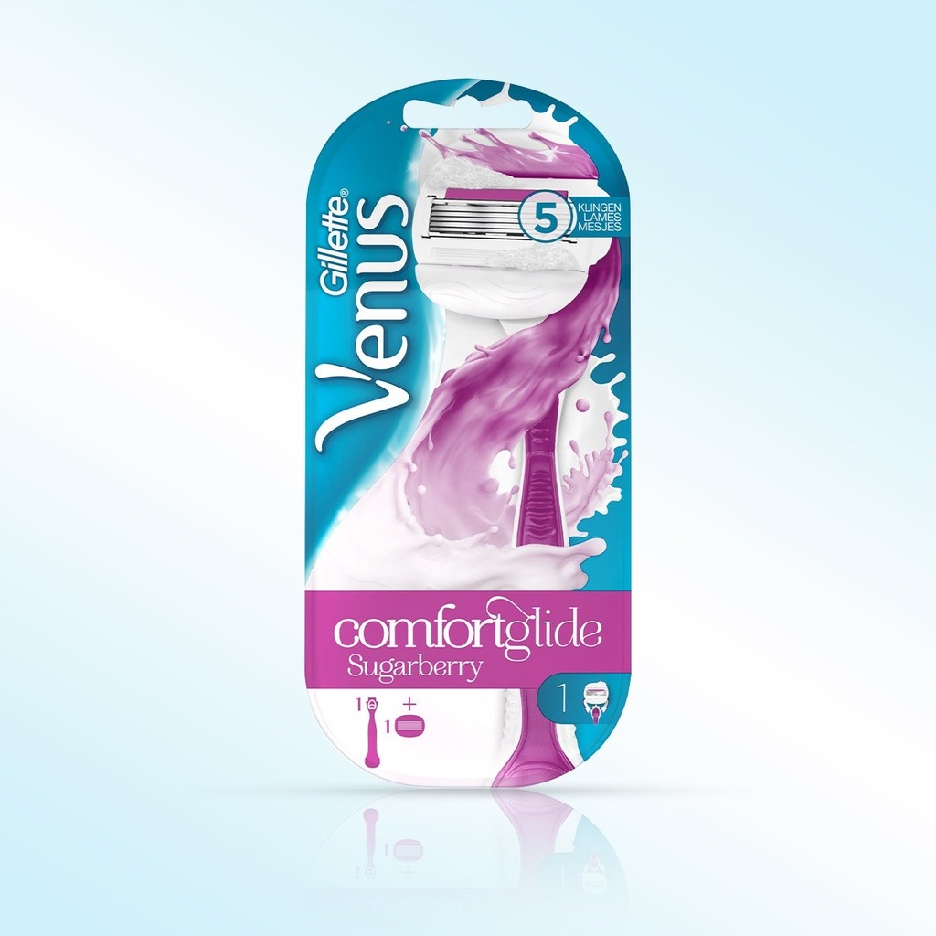 Gillette VENUS ComfortGlide SugarBerry OLAY 5ostrz