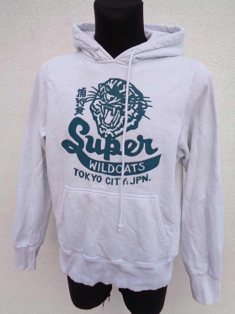 S SUPERDRY JAPAN BLUZA MĘSKA Z KAPTUREM KANGUREK