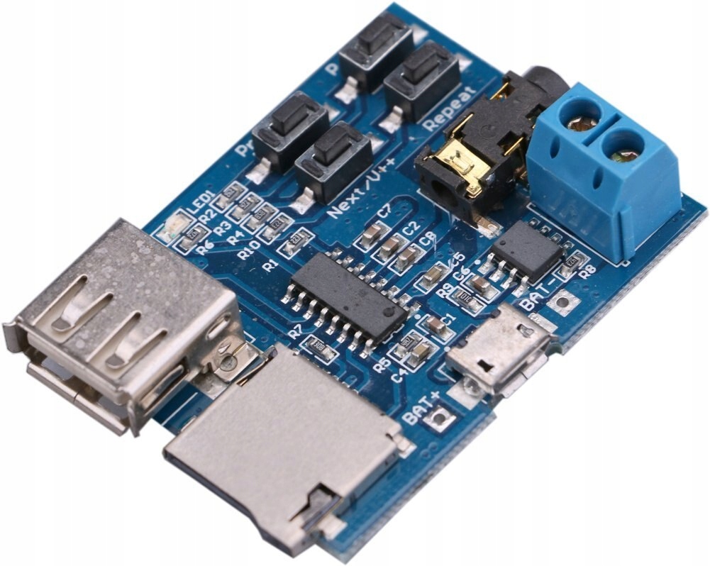MODUŁ DEKODER ODTWARACZ MP3 ARDUINO