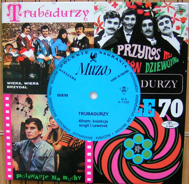 TRUBADURZY 45rpm kolekcja singli czwórek Krawczyk