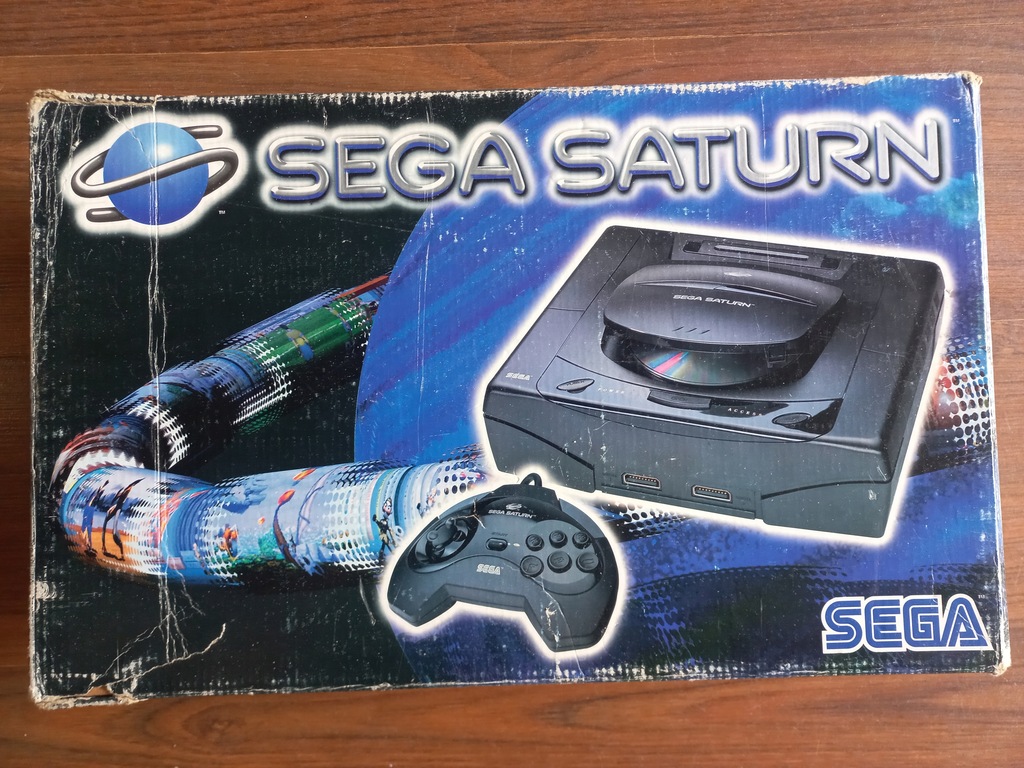 SEGA SATURN Konsola Karton Box Komplet