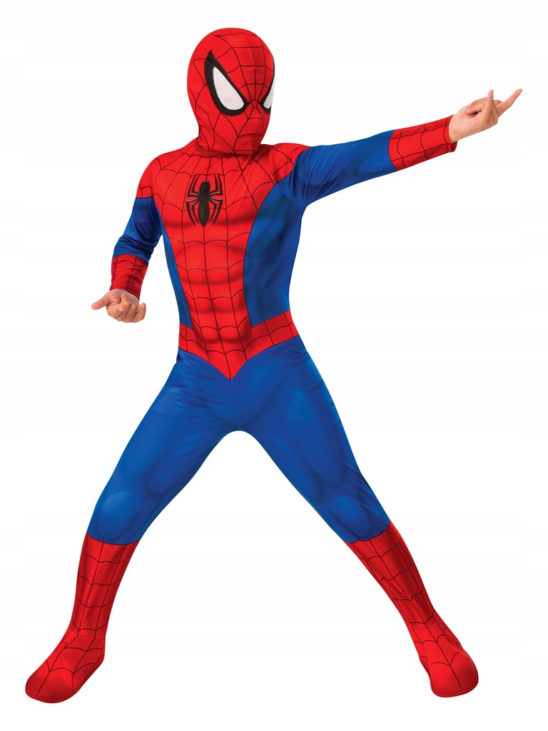 Klasyczny Kostium Spidermana Dla Dzieci - 5/6 Lat