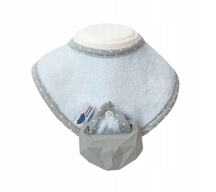 Śliniak Lullalove materiałowy Odcienie nieb