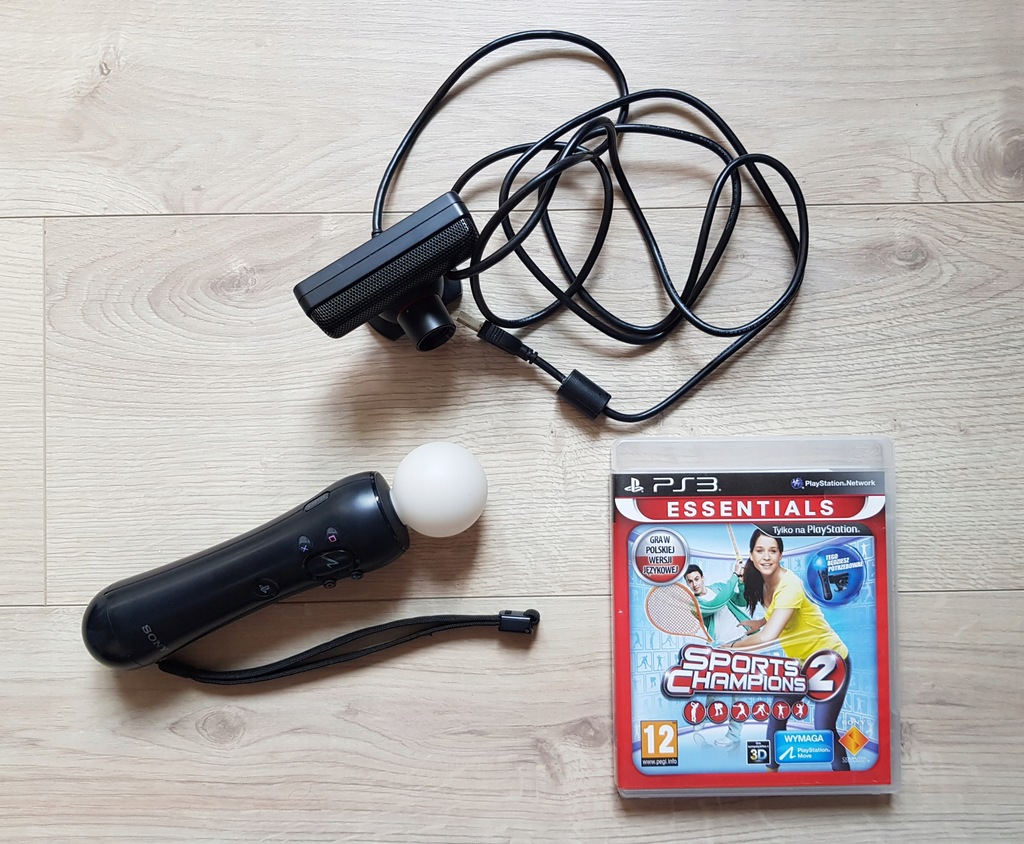 SONY PLAYSTATION PS MOVE + KAMERA + GRA PL PS3