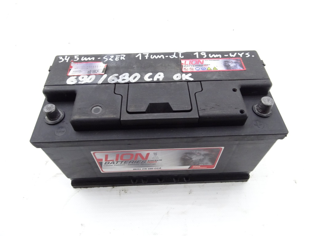 AKUMULATOR LION BATTERIES 12V 88Ah 680A PRAWY +