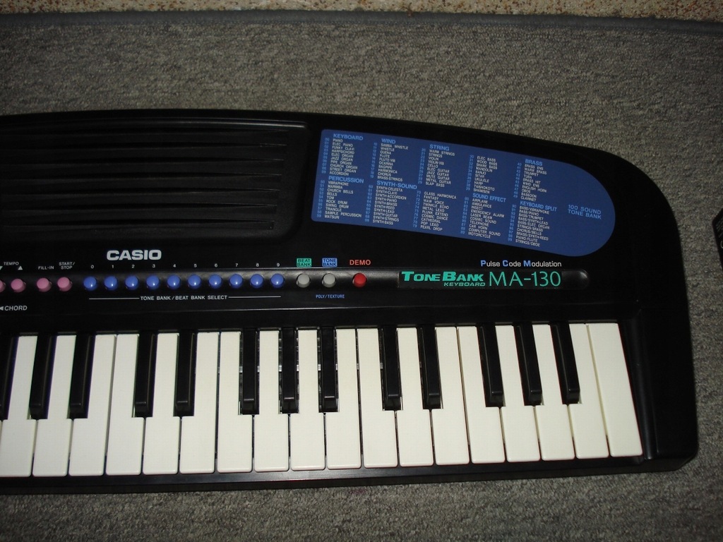 Keyboard Casio Ma 130 Fingered Do Nauki Oficjalne Archiwum Allegro