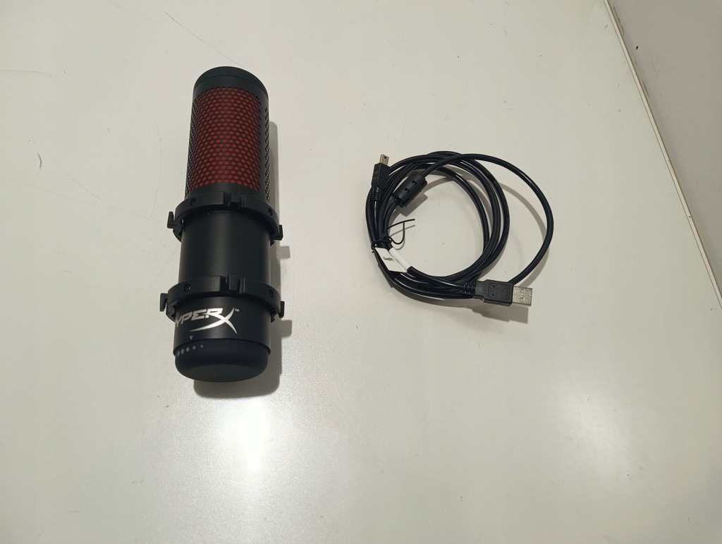 Mikrofon HyperX Quadcast Przewodowy Pojemnościowy Czarny 36dB 20Hz - 20kHz