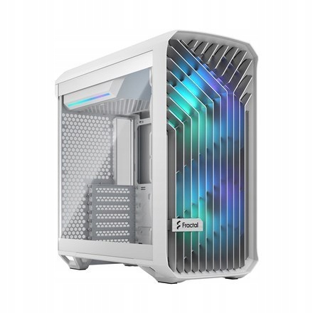 Fractal Design Torrent Compact RGB White TG clear tint, Mid-Tower, Zasilacz