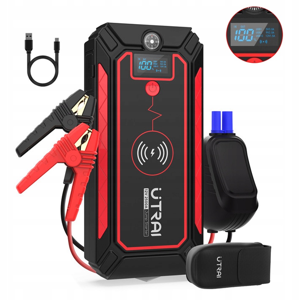 Jump starter rozruch BOOSTER PowerBank 24000mAh 13009594867