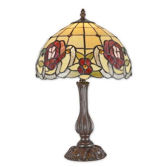 Lampa Witrażowa Styl Tiffany witraż secesja 48cm