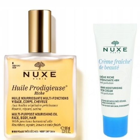 NUXE HUILE PRODIGIEUSE RICHE Olejek 100 m + GRATIS