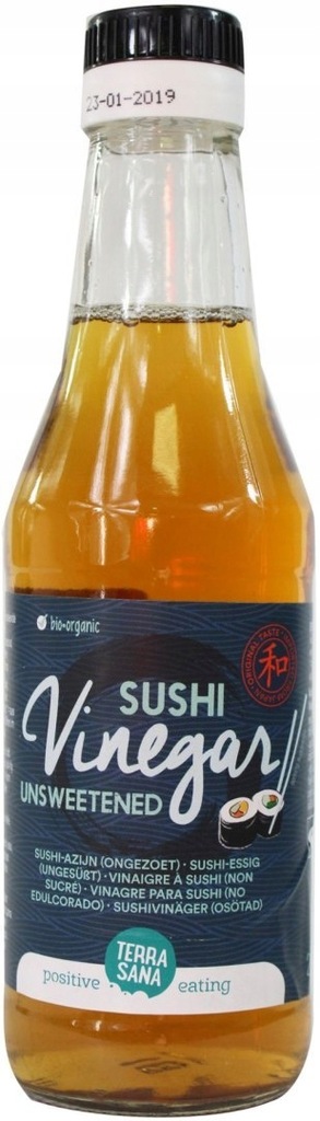 OCET RYŻOWY DO SUSHI NIESŁODZONY FILTROWANY BIO 250 ml (GENMAI SU VINEGAR)-