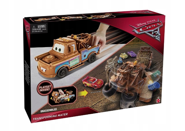 Zestaw Mattel Cars 3 Złomek Rozkładane auto FCW03