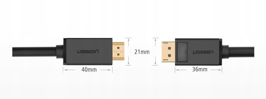 Купить UGREEN DISPLAYPORT КАБЕЛЬ HDMI, 2 м, ОДНОСТОРОННИЙ: отзывы, фото, характеристики в интерне-магазине Aredi.ru