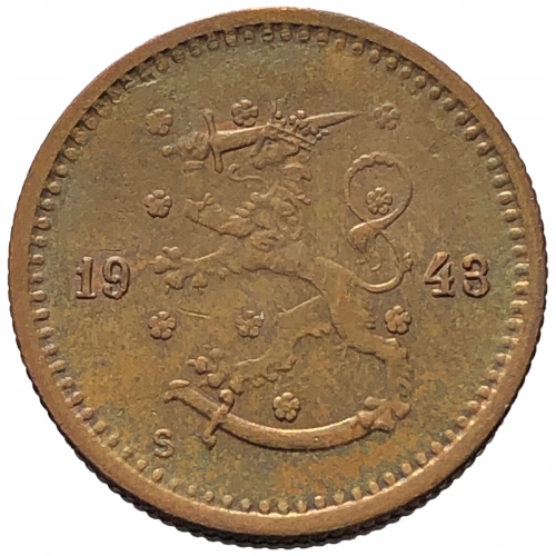 54290. Finlandia, 50 pennia 1943 r.