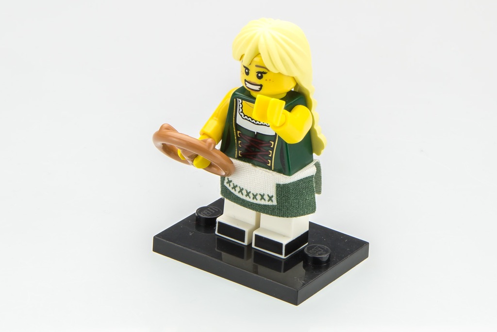 Lego Minifigurka col165 Pretzel Girl Precel Bawark