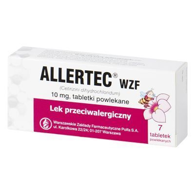 ALLERTEC WZF 10mg 7 tabletek