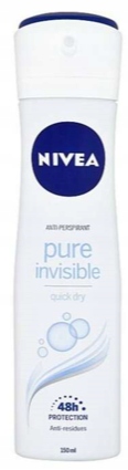 Nivea Dezodorant Pure Invisible women 150ml