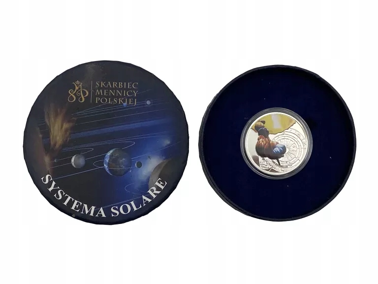 MONETA SYSTEMA SOLARE 2009 WIZERUNEK PLANET 28,48G MENNICA POLSKA
